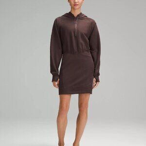 Lululemon Scuba Hoodie Dress in Espresso